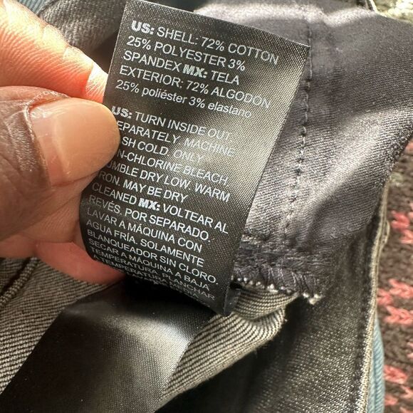 WHBM Black Mid Rise Boot Straight Leg Jeans 8 - Picture 6 of 7